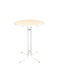 Mange-debout Limburg blanc 80 cm - Table 110 cm