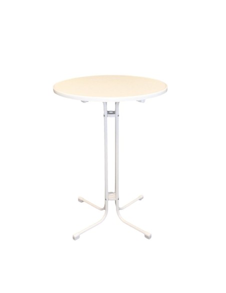 Mange-debout Limburg blanc 80 cm - Table 110 cm
