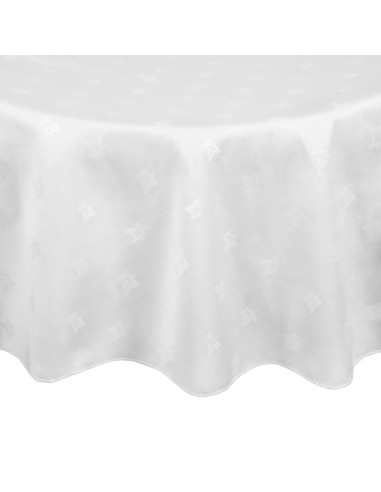 Nappe ronde blanche Mitre Luxury Luxor 1725 mm - Coton