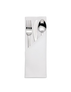 Serviettes blanches en coton Mitre Luxury - lot de 10