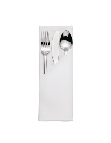 Serviettes blanches en coton Mitre Luxury - lot de 10