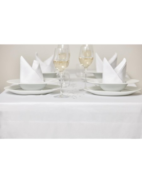 Serviettes blanches en coton Mitre Luxury - lot de 10