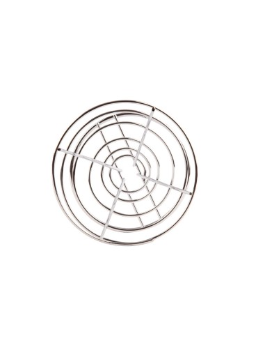Support pour frites Olympia en inox - 175x115 mm