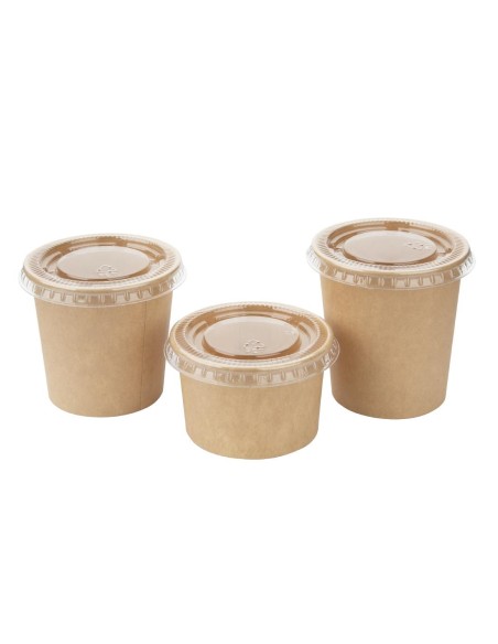 Couvercles PET Fiesta Recyclable 1000 pcs - 50/80/100 ml