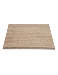 Plateau carré Bolero effet bois vieilli 700mm - Vente en ligne 2