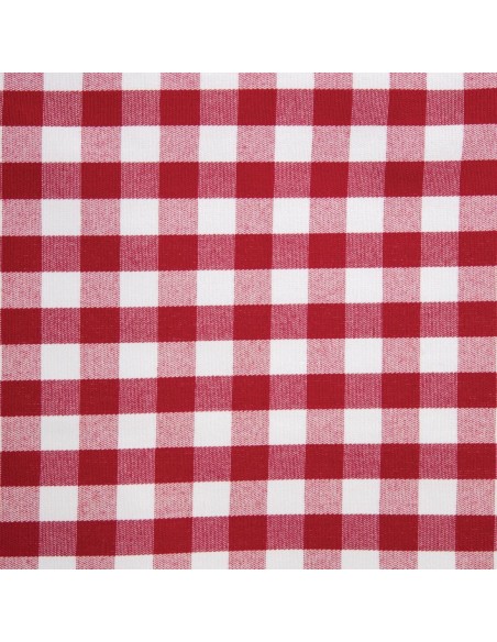 Nappe carrée rouge à carreaux - Mitre Comfort 1320 mm
