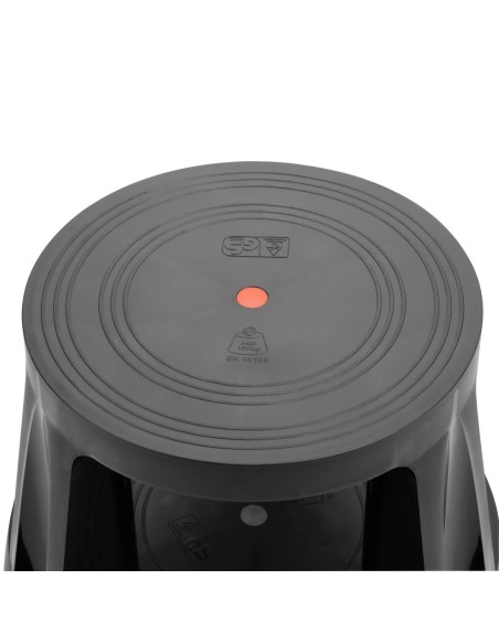 Marchepied roulant autobloquant Vogue noir - 150 kg