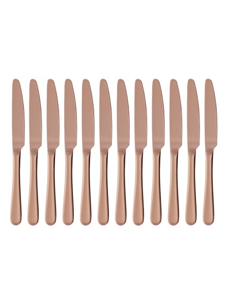 Couteaux de table cuivre Olympia Cyprium - lot de 12