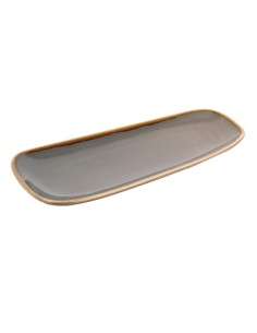Plats moyens Olympia Kiln gris 295mm - Porcelaine 2