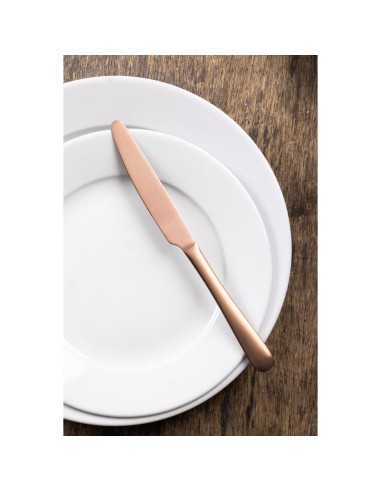 Couteaux de table cuivre Olympia Cyprium - lot de 12