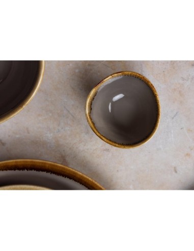 Pots à sauce Olympia Kiln gris 70mm - lot de 12