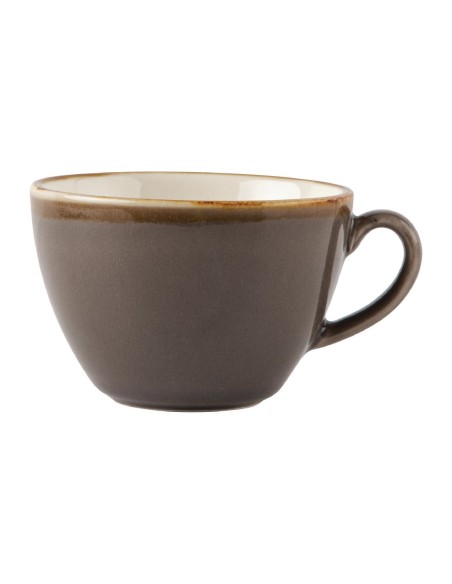 Tasses à cappuccino Olympia Kiln grises 340ml - lot de 6