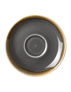 Soucoupe Espresso Olympia Kiln Grise 140mm - Lot de 6