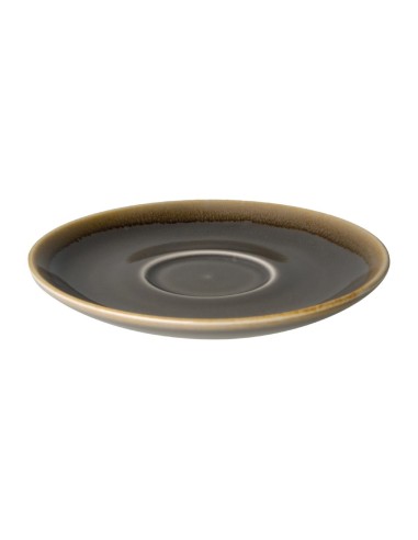 Soucoupe Espresso Olympia Kiln Grise 140mm - Lot de 6