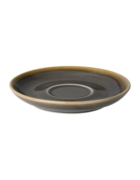 Soucoupe Olympia Kiln Grise 160mm - Lot de 6