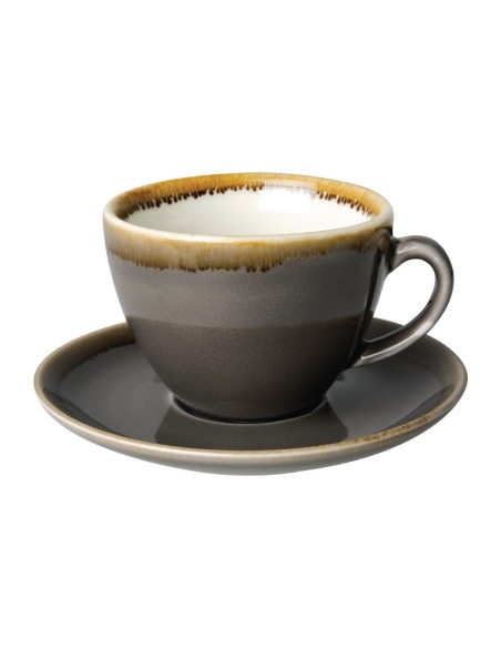 Tasse Olympia Kiln grise 230 ml - Lot de 6