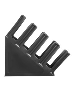 Porte-gobelets noir Olympia 4 emplacements - Polypropylène 2