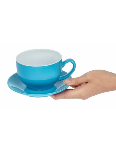 Tasses à cappuccino Olympia Café bleues 340 ml - lot de 12