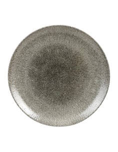 Assiettes Churchill Raku Quartz Black 288 mm - Lot de 12