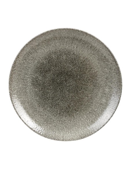 Assiettes Churchill Raku Quartz Black 288 mm - Lot de 12