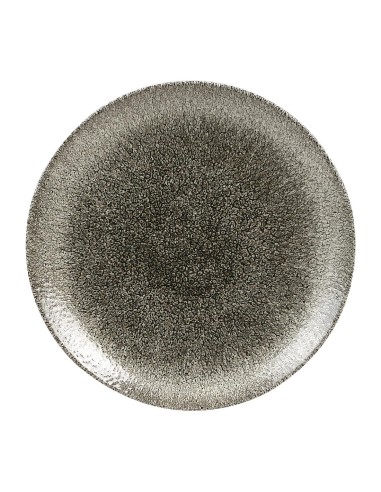 Assiettes Churchill Raku Quartz Black 260mm - Lot de 12