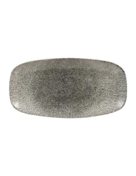 Assiettes Churchill Raku Quartz Black 298mm - Lot de 12