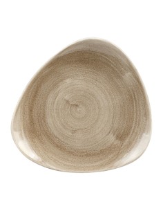 Assiettes triangulaires Churchill Stonecast 229mm - Lot de 12