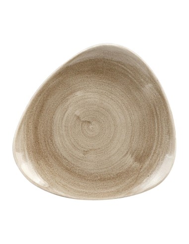 Assiettes triangulaires Churchill Stonecast 229mm - Lot de 12