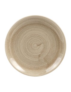Assiettes Churchill Stonecast Taupe 165mm - Lot de 11