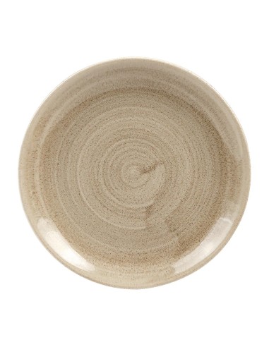 Assiettes Churchill Stonecast Taupe 165mm - Lot de 11