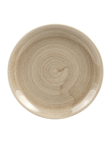 Assiettes Churchill Stonecast Taupe 165mm - Lot de 11