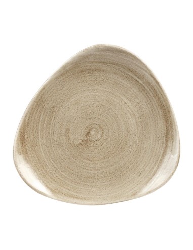 Assiettes triangulaires Churchill Stonecast 190mm - Lot de 12