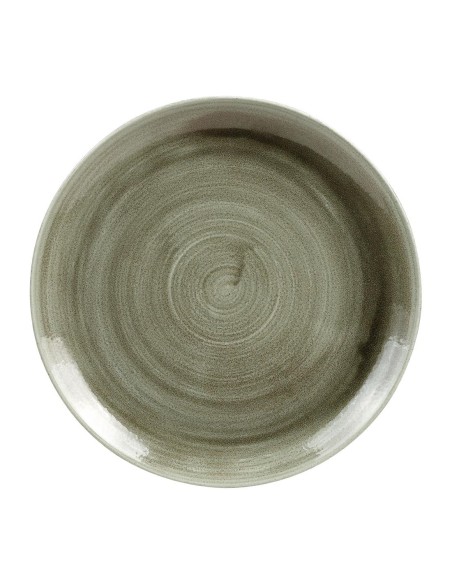 Assiettes Churchill Stonecast Green 260mm - Lot de 12