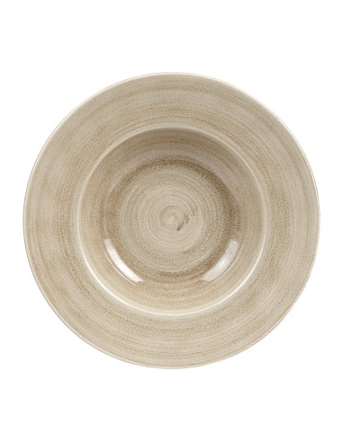 Bols Churchill Stonecast Patina Antique Taupe 280mm - Lot de 12