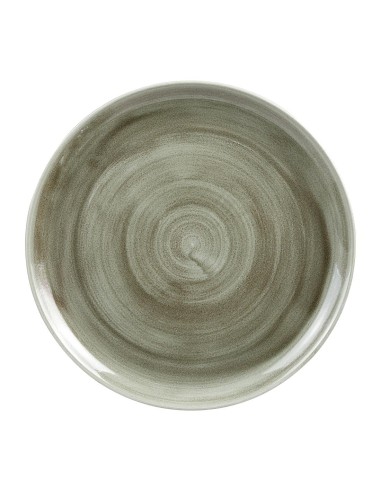 Assiettes Churchill Stonecast Green 324mm - Lot de 6