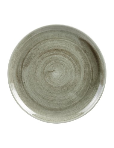 Assiettes Churchill Stonecast Vert 288mm - Lot de 12