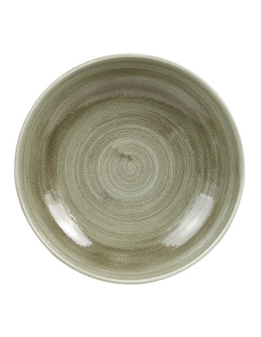 Assiettes coupes rondes Churchill Stonecast 182 mm - Lot de 12