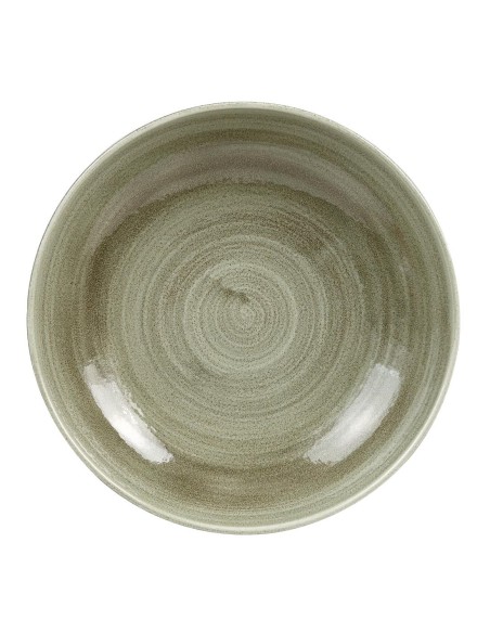 Assiettes coupes rondes Churchill Stonecast 182 mm - Lot de 12