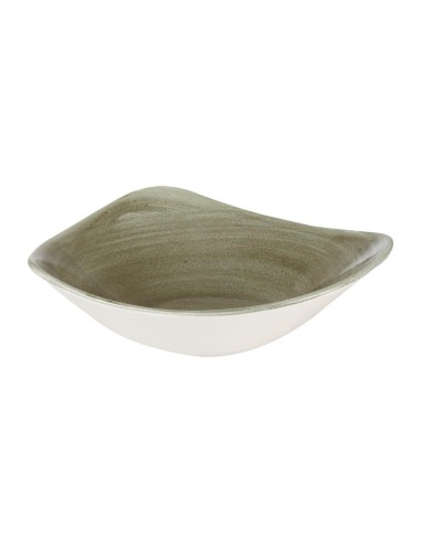 Bols triangulaires Churchill Stonecast Vert 235mm - Lot de 12