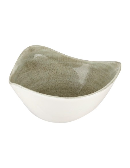 Bols triangulaires Churchill Stonecast Vert 153 mm - Lot de 12
