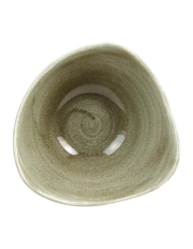 Bols triangulaires Churchill Stonecast Vert 153 mm - Lot de 12