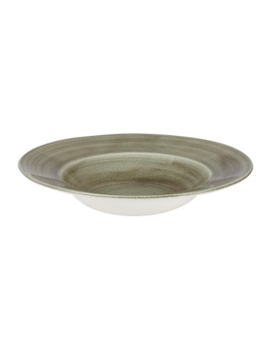 Bols Churchill Stonecast Wide Green 280mm - Lot de 12