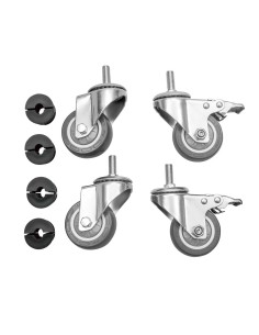 Roulettes pour tables inox Vogue - lot de 4