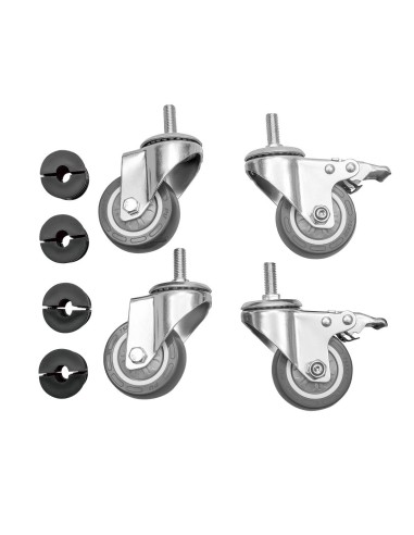 Roulettes pour tables inox Vogue - lot de 4