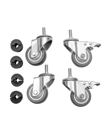 Roulettes pour tables inox Vogue - lot de 4