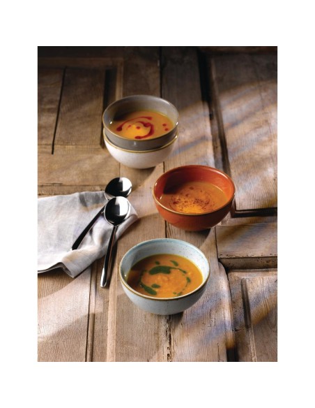 Bols à soupe Churchill Stonecast bleu pâle 132mm - lot de 12