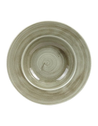Bols Churchill Stonecast Wide Green 280mm - Lot de 12