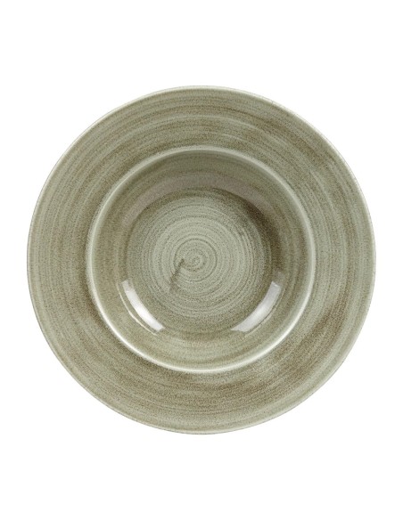 Bols Churchill Stonecast Wide Green 280mm - Lot de 12