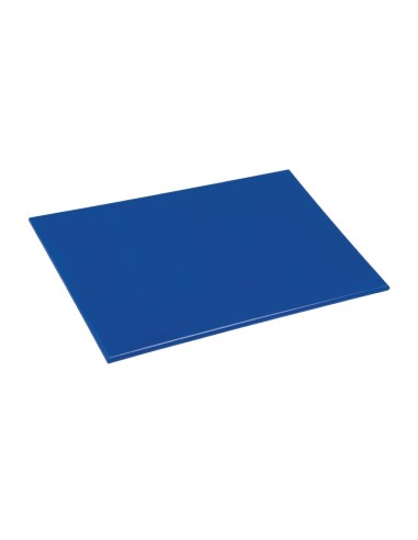 Planche à découper antibactérienne Hygiplas bleu 450x300x10 mm