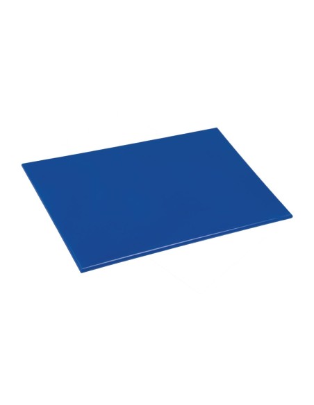 Planche à découper antibactérienne Hygiplas bleu 450x300x10 mm